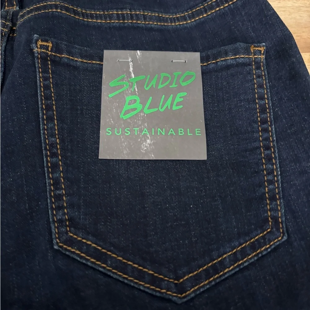 Studio Blue Sustainable Deep Indigo Straight Jeans size 28. - Picture 5 of 8